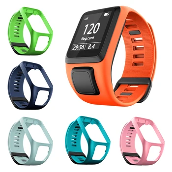 

2020 New Silicone Straps For TomTom Runner 2 3 Spark 3 GPS Sports Watch Straps Band For TomTom 2 3 Series Replacement Wristbands