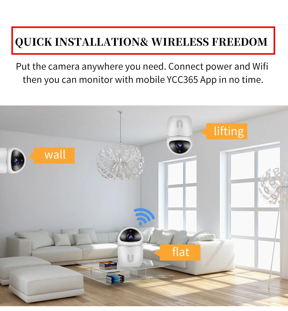1080P Wifi IP камера облачная интеллектуальная Авто слежение PTZ детская Домашняя безопасность CCTV сеть мини беспроводная камера