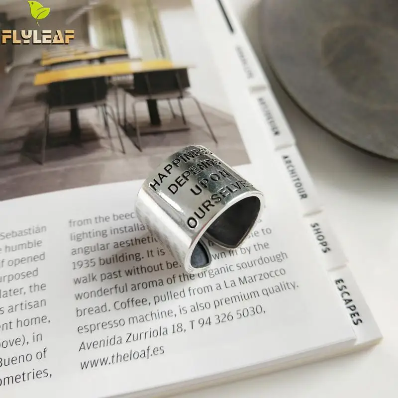 Женское кольцо из стерлингового серебра 925 пробы с надписью Flyleaf хорошее