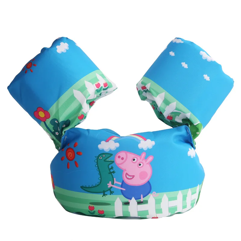 

Peppa Pig Little Girl Child Life Jacket Arm Buoyancy Circle Cartoon Swimming Buoyancy Vest Boys and Girls Safe Swimming Supplies