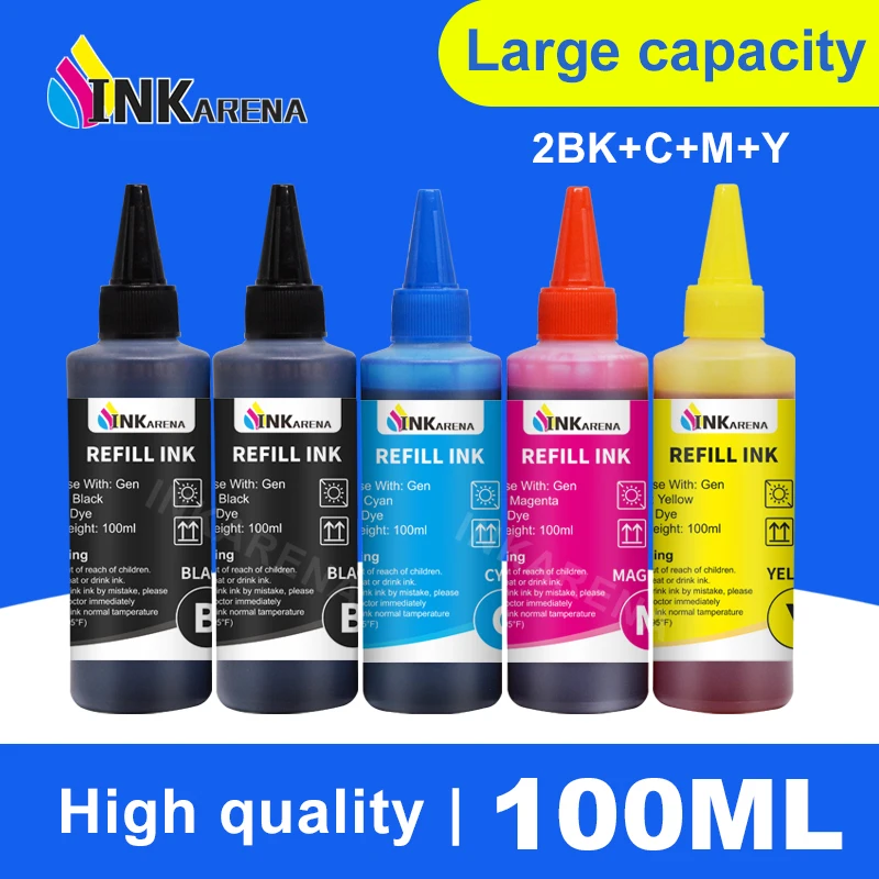 400ML Universal Refill Ink kit for Epson For Canon For HP Brother DELL Inkjet Printer CISS Cartridge Printer Ink