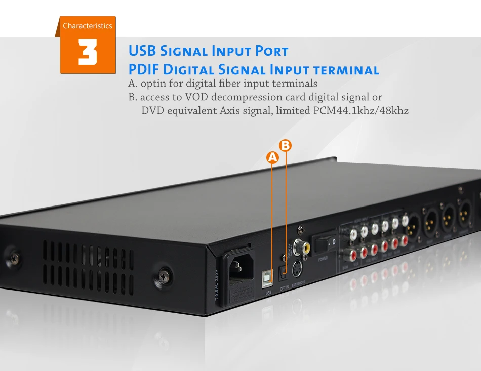 Профессиональный цифровой аудиопроцессор может устанавливаться через интерфейс ПК, предотвращающий вой семейный караоке ktv mic эквалайзер 100-240 В