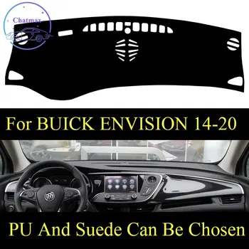

Customize For BUICK ENVISION 2014-2020 Dashboard Console Cover PU Leather Suede Protector Sunshield Pad