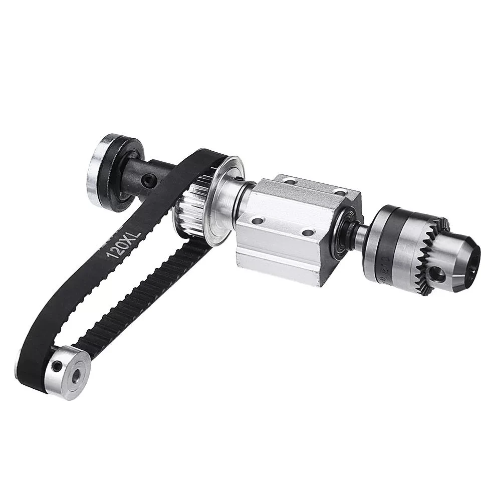 Onnfang No Power Spindle Assembly Small Lathe Accessories Trimming Belt JTO/B10/B12/B16 Drill Chuck Set DIY Woodworking Cutting