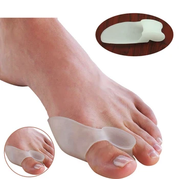 

Rakado Silicone Foot Toe Separator Thumb Hallux Valgus Corrector Orthopaedic Foot Protector Bunion Adjuster Feet Care Massager
