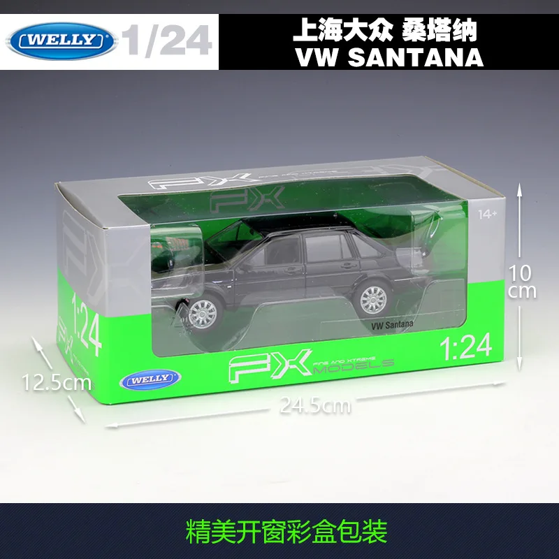 Welly 1:24 SANTANA сплав модель автомобиля Diecasts& игрушечные транспортные средства коллекционные подарки не-пульт дистанционного управления Тип транспортная игрушка