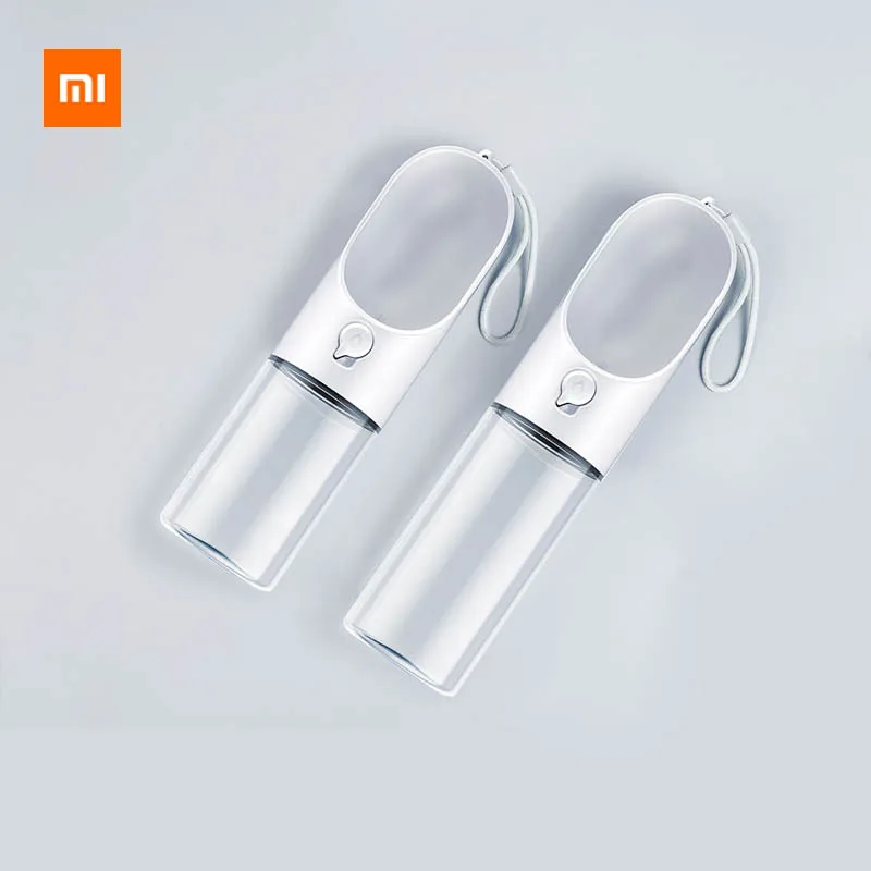 Xiaomi Youpin Pet комплект чашек прессования воды прозрачный портативный ПЭТ водная напольная чашка кошка и дозатор воды для собак