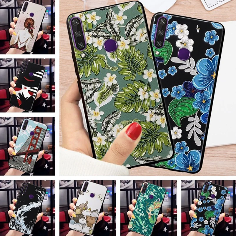 Чехол с 3D тисненым рисунком для Motorola Moto G8 защитный чехол рельефным Plus Play One Action vision