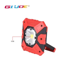 GIJOE мощное светодиодное портативное зарядное устройство в виде фонарика 4000лм cob Рабочая лампа супер яркая Встроенная батарея долгий срок службы батареи Водонепроницаемый