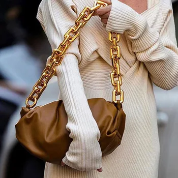 

Bags For Women Cloud Bag 2020 Soft PU Leather Madame Bag Single Shoulder Bag Female Handbag Designer Clutches Bags Messenger Bag