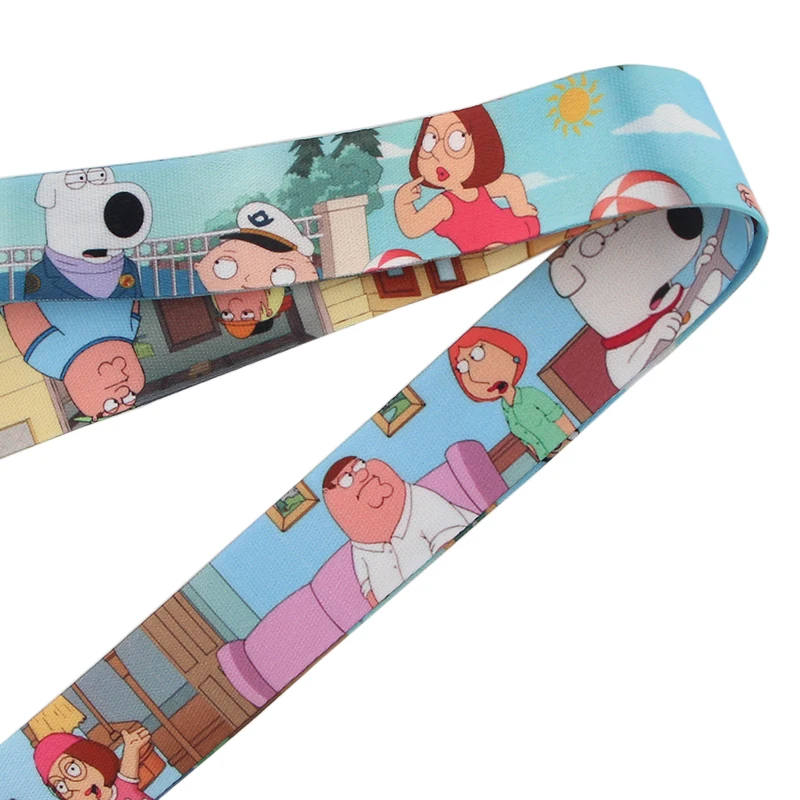 K394 20 шт./партия семья Guy Lanyards для брелка ID карты пройти мобильный телефон USB держатель значка Висячие веревки шнурок