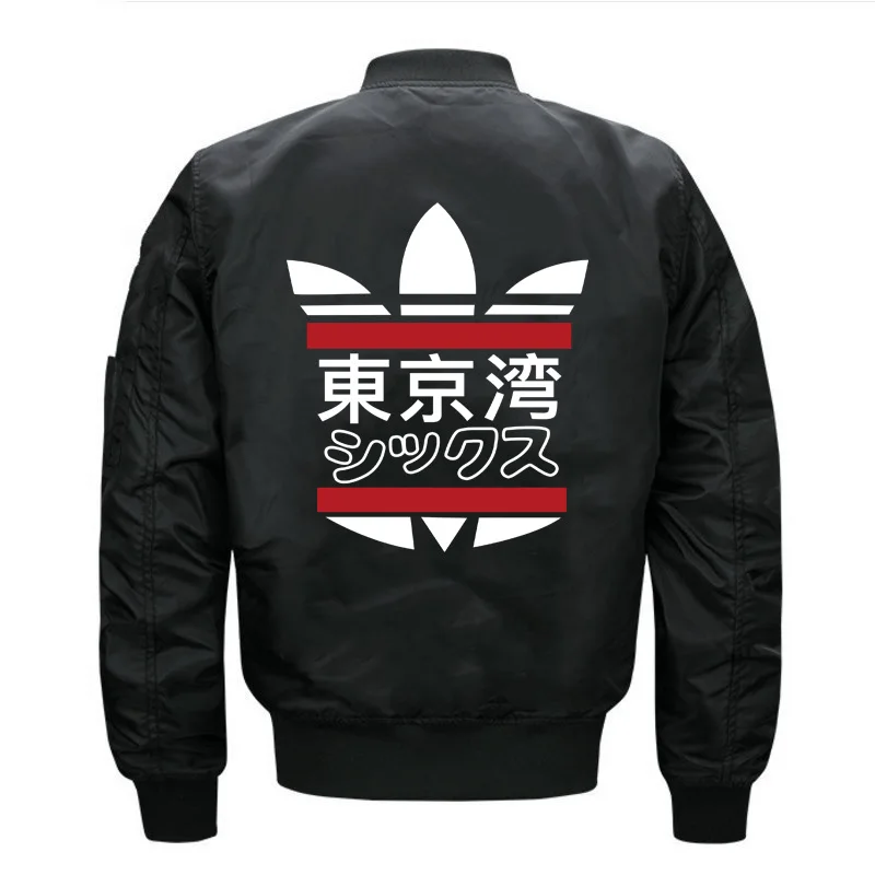 2019 Fashion Japanese Streetwear Tokyo Bay printing Jacket Hip Hop Patch Designs Slim Fit Pilot Bomber Jacket Coat Men Plus Size 2019 Fashion Japanese Streetwear Tokyo Bay printing Jacket Hip Hop Patch Designs Slim Fit Pilot Bomber Jacket Coat Men Plus Size