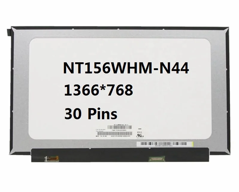 

ЖК-дисплей 15,6 дюйма NT156WHM-N44 V8.0 B156XTN08.1 NT156WHM-N34 B156XTN08.0 N156BGA-EA3 матрица ноутбука 1366*768 EDP 30 контактов