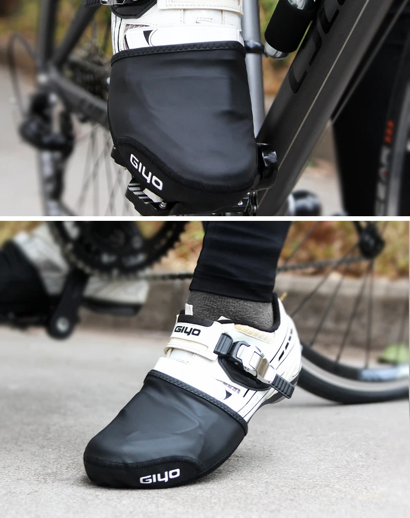 GIYO Cycling Shoe Cover Winter Warm Windproof PU Polyester Protector Overshoes 
