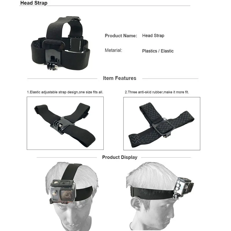 sjcam sj8 pro - Head strap