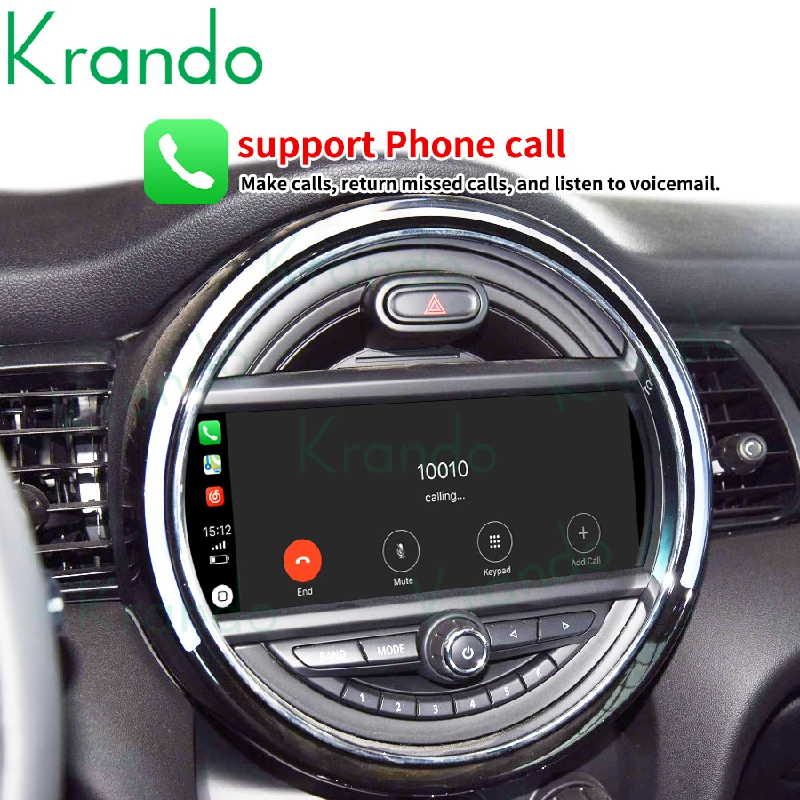 Krando Upgrade Android Auto Wireless Carplay Interface Box per BMW Mini Cooper F54 F55 F56 F60 R60 2007-2018 CIC NBT EVO Module