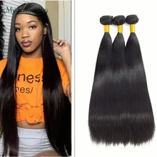 

Human Hair Bundles Straight Bundles Hair Extensions Human Hair Straight 3 Bundles Brazilian Bundles 3 Bundles Deal 30 Inch Hair
