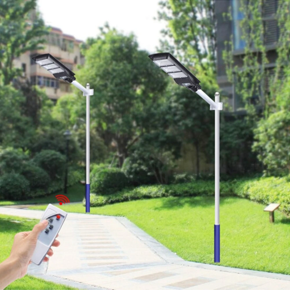 30W/60W/90W LED Solar Street Lamp Radar Induction PIR Motion Sensor Outdoor IP67 Waterproof Solar Lamp for Wall Garden Walkway