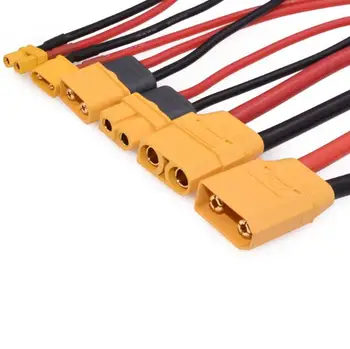 

XT30 XT60 XT90 MR30 EC5 Male Female Connector Cable with 10CM Wire Connector Silicone Wiring Silicon Cable RC Battery Parts