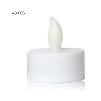 

LED Monochrome Candle Creative Electronic Candle Monochrome Candle Mini Home Decorative Electronic Candle