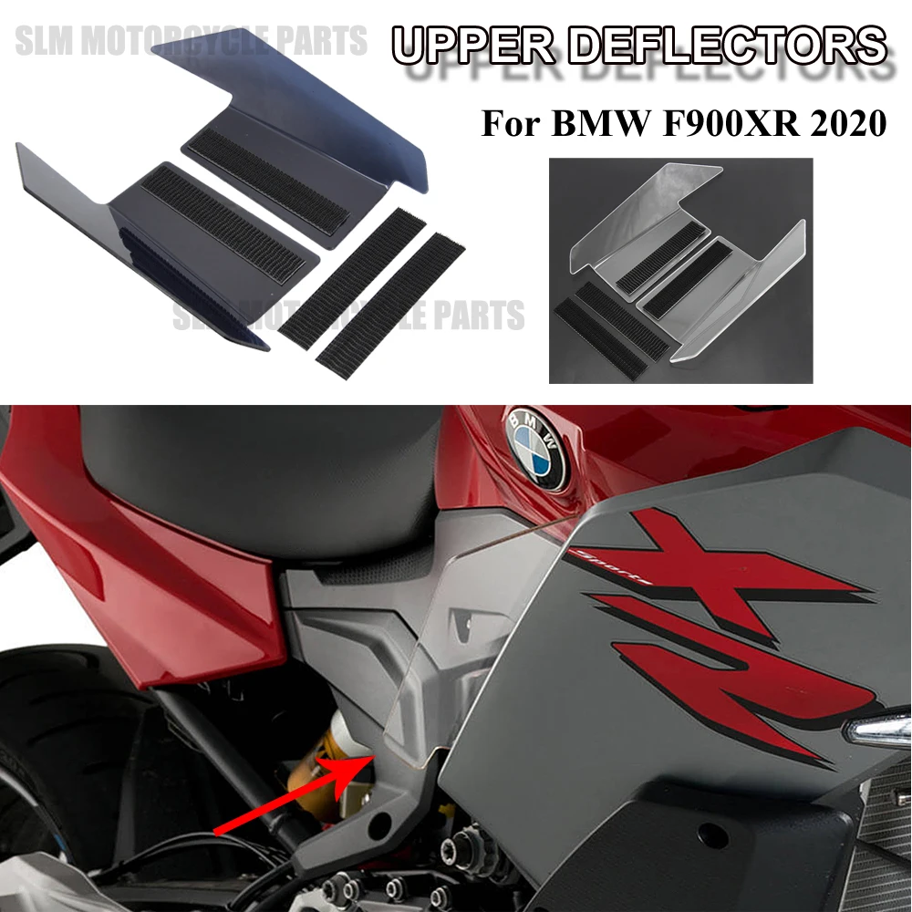 

NEW Motorcycle For BMW F900XR 2020 2021 F 900 XR Side Windshield Windscreen Wind Deflector Upper Deflector