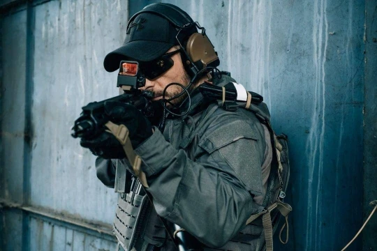 TS TAC-SKY PTT Tactical Headset Accessory RAC PTT Adapter for Tactical Communication Radio Walkie Talkie Shooting Headset