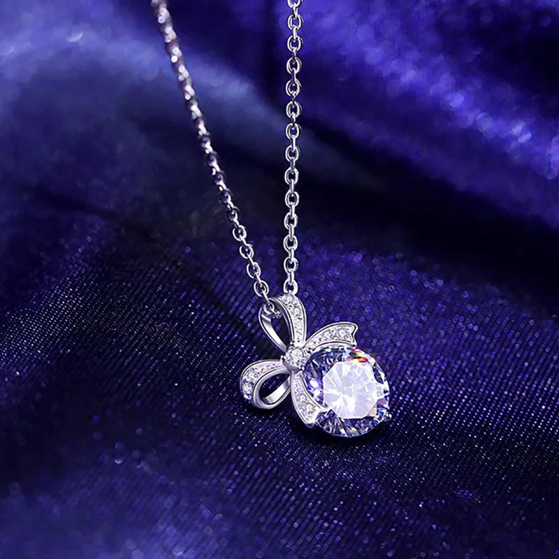 Bague Ringen, Новое поступление, серебро 925, ювелирные изделия, женские ожерелья, шпинель, бант, подвеска, серебряные ювелирные украшения, опт, женские подарки для вечеринки