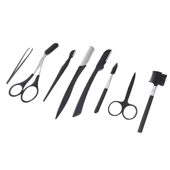 

1 Set Eyebrow Tools Set Chic Eyebrow Beauty Tool Kit Trimming Tool Eyebrow Beauty Supplies for Female Ladies Women