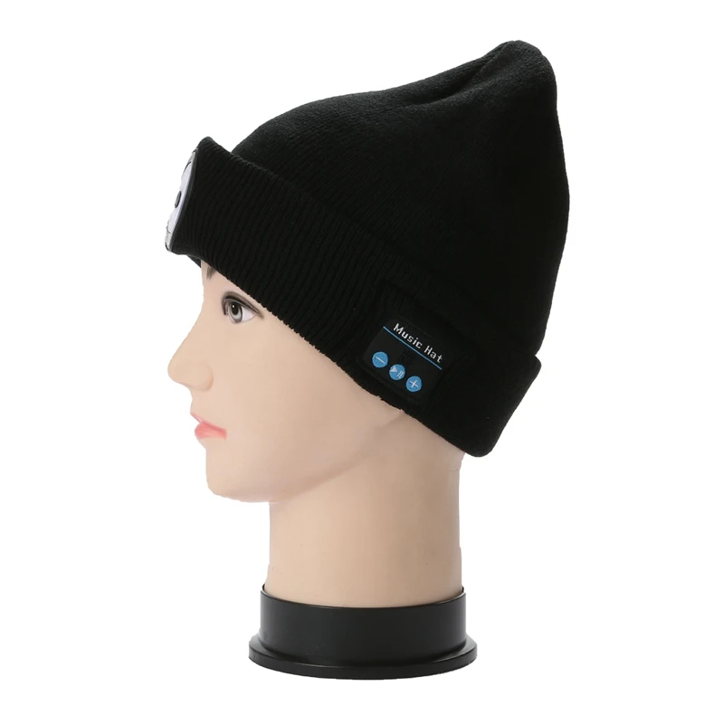 Bluetooth Earphone Music Hat Winter Wireless Headphone Cap Headset with Mic Sport Hat