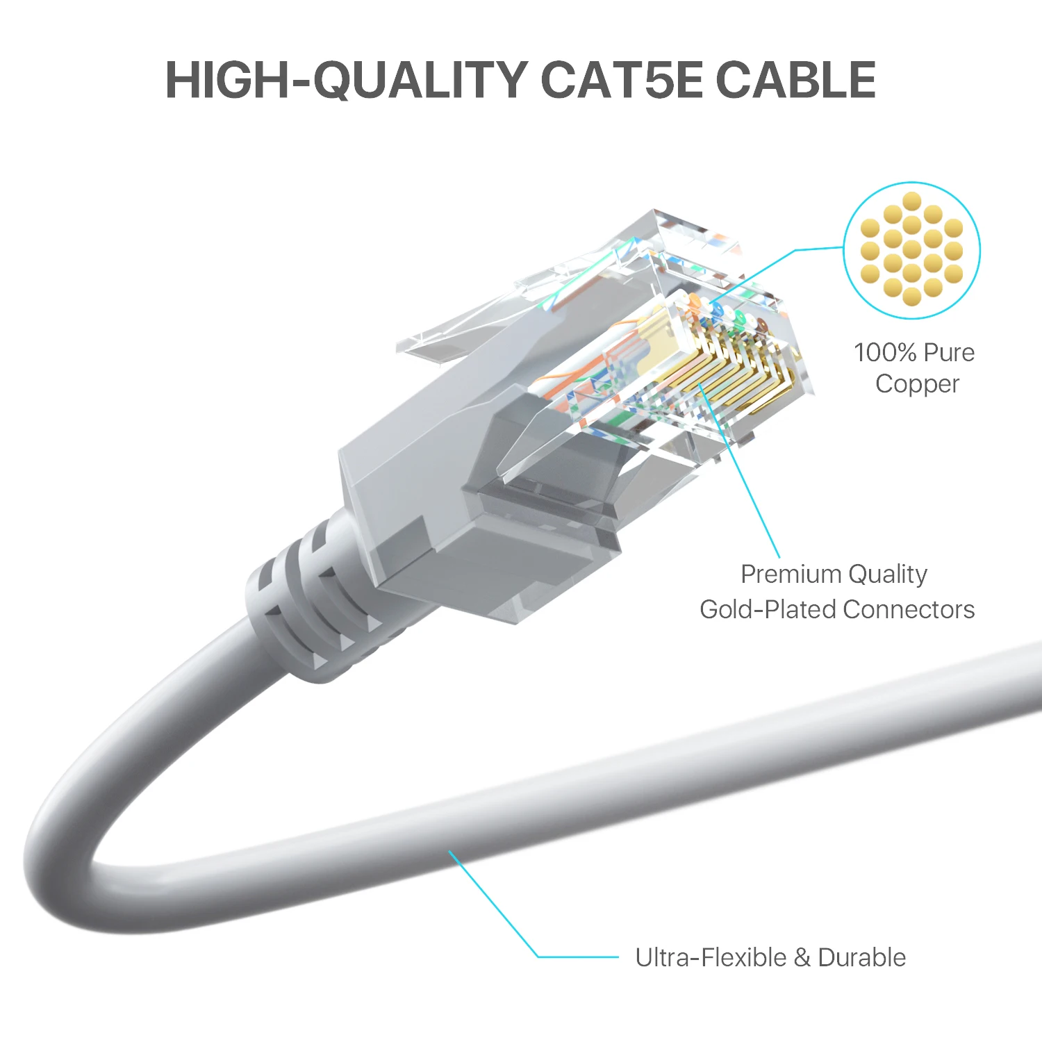 Cabo de rede ethernet rj45 poe, extensor