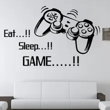 4045 импортные товары Eat Sleep Game Cool Art наклейки на стену AliExpress EBay