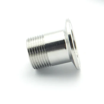 

1" BSP Male x 50.5mm Ferrule OD 304 Stainless Steel Sanitary Connector Pipe Fitting For Homebrew Fit 1.5" Tri Clamp