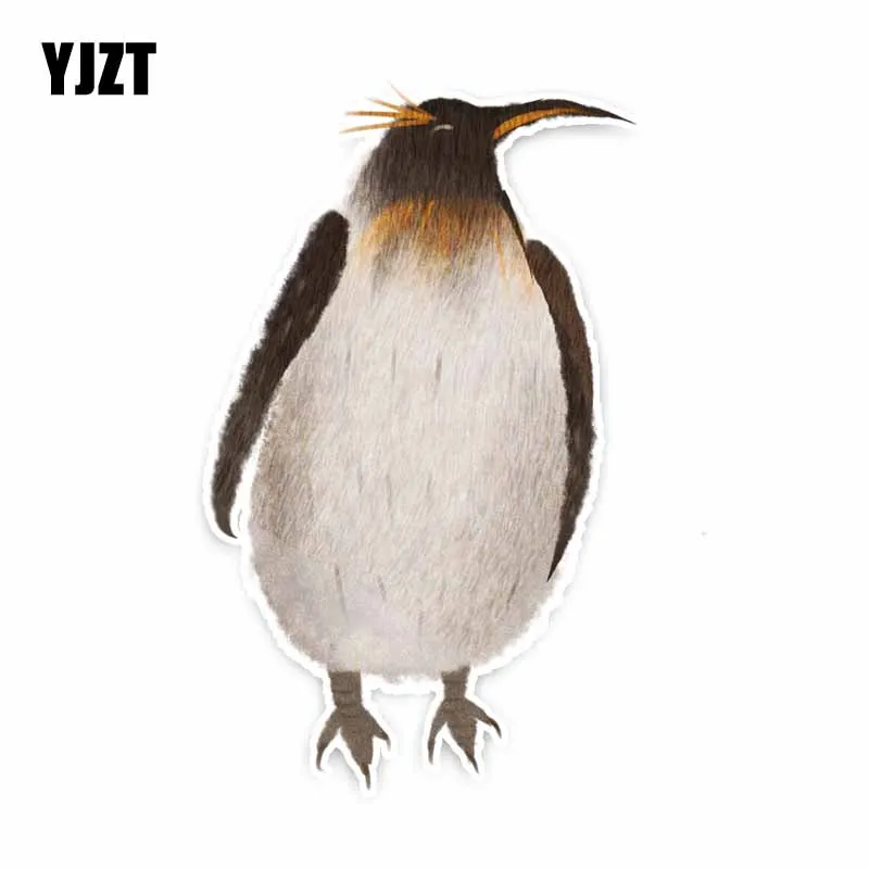 YJZT 14 см * 8,5 см стоящий Пингвин животное стикер автомобиля Наклейка ПВХ Автомобиль Стайлинг C29-0542