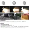 1W LED Step IP67 DC12V Outdoor Recessed Deck Light A1 A2 A3 Side View Waterproof Underground Lamp Sidewalk Wall Lighting 6