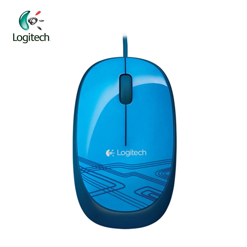 Logitech USB M105 яркая оптическая эргономичная мышь розового синего черного белого