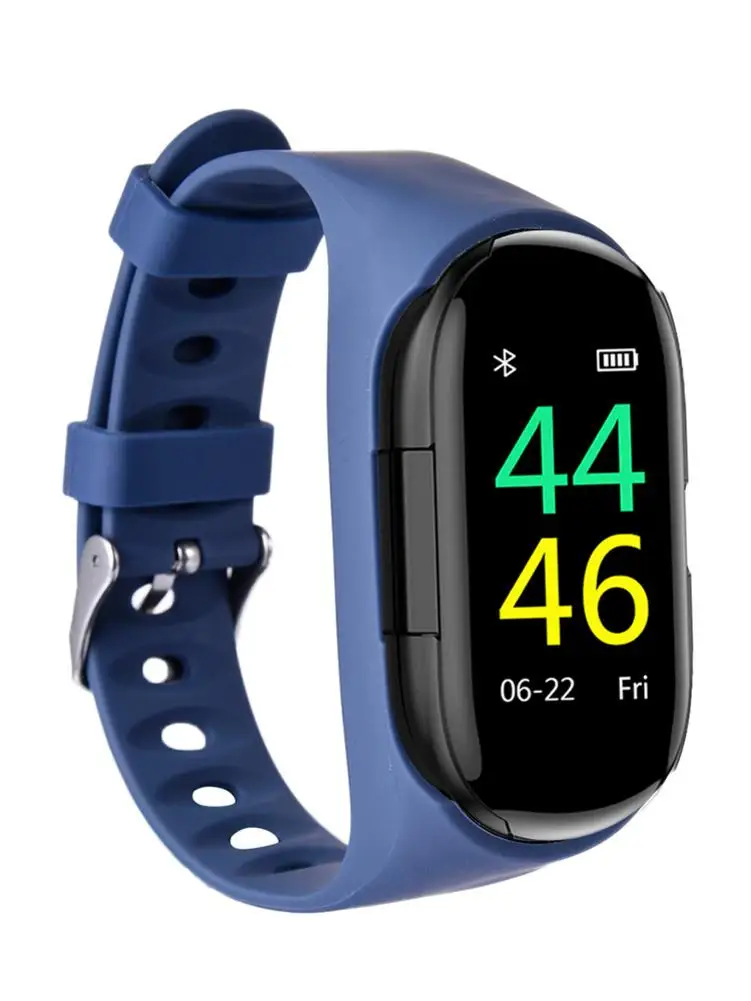 

M1 Smart Watch Built-in Bluetooth 5.0 Earphone Men Women Heart Rate Blood Pressure Monitoring Smart Wristband For IOS Android