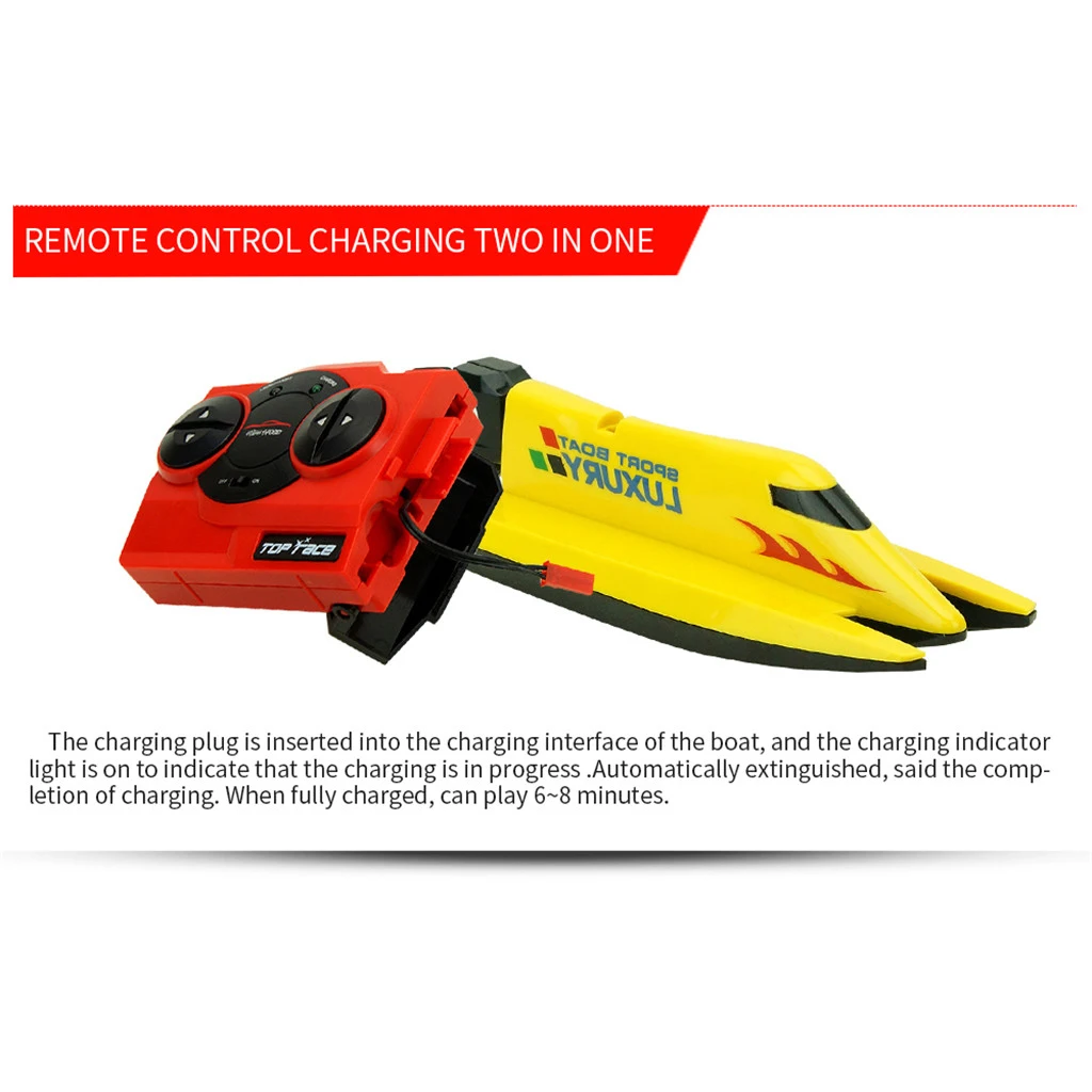 Create Toys 2.4G F1 Rowing Boat High Powered RC Racing Boat Kids Gift Water Sports Rowing Boats
