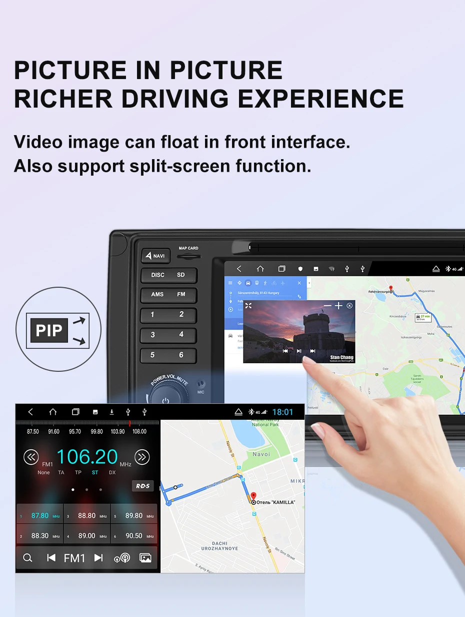 Cheap Isudar H53 1 Din Android Auto Radio For BMW/E39/X5/E53 Octa Core RAM 4GB ROM 64GB GPS Car Multimedia System DSP DVD DVR Camera 6