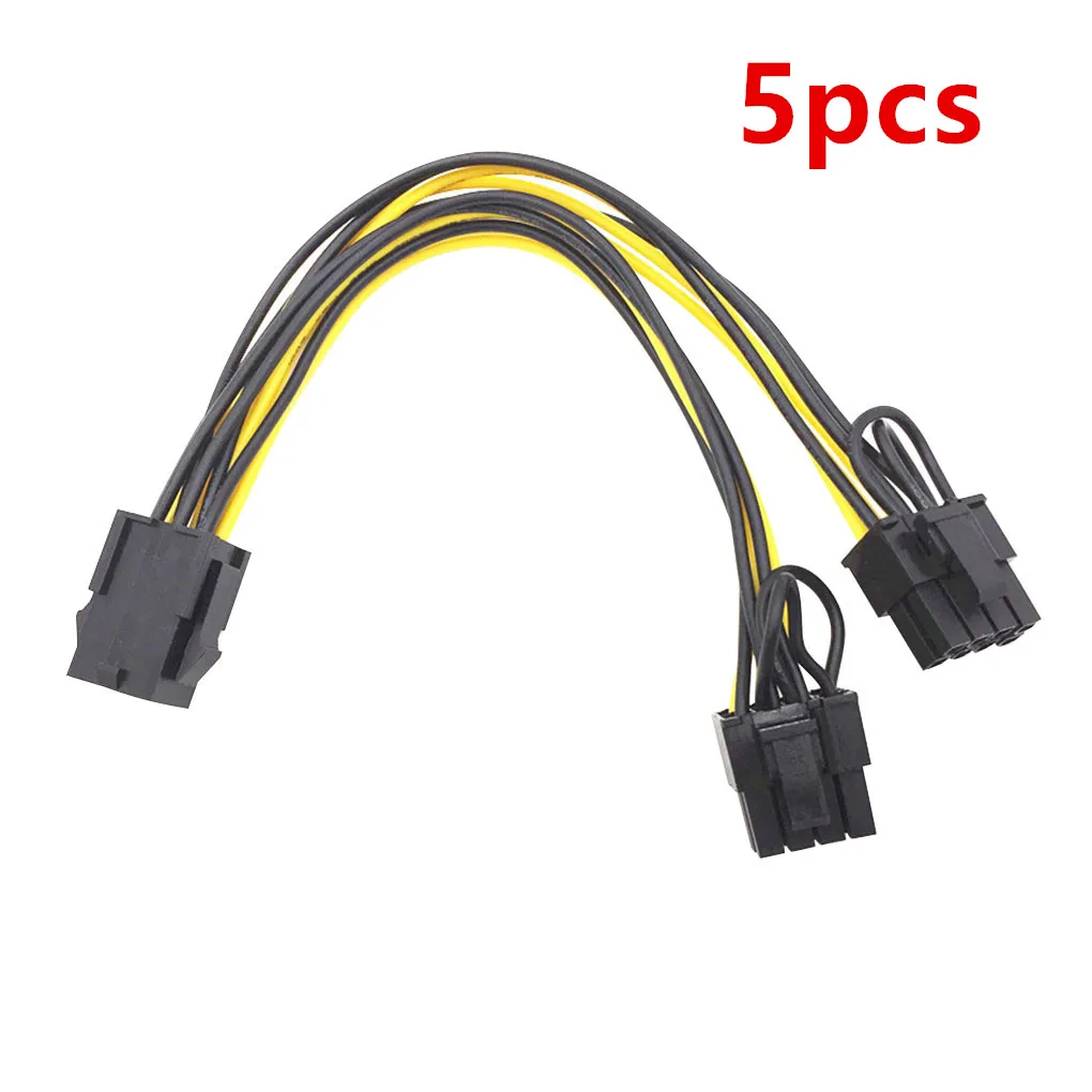 5/6 Pcs 6 Pin PCI-e To 8 (6+2) (Male Male) Power Cable For Graphic Cards Mining HP Server PCIE PCI Express | Компьютеры и офис