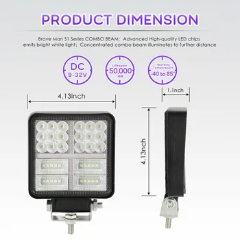 

Parts Work Light Bar Car Trucks Motorcycles White Bulb Replacement Accessories LED