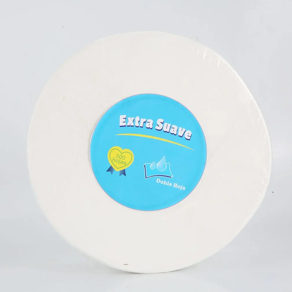 

Large grain paper 3 Layers Toilet Roll Paper Tissue Roll Paper Primary Wood Pulp Toilet Paper 1 roll 2 rolls Optional