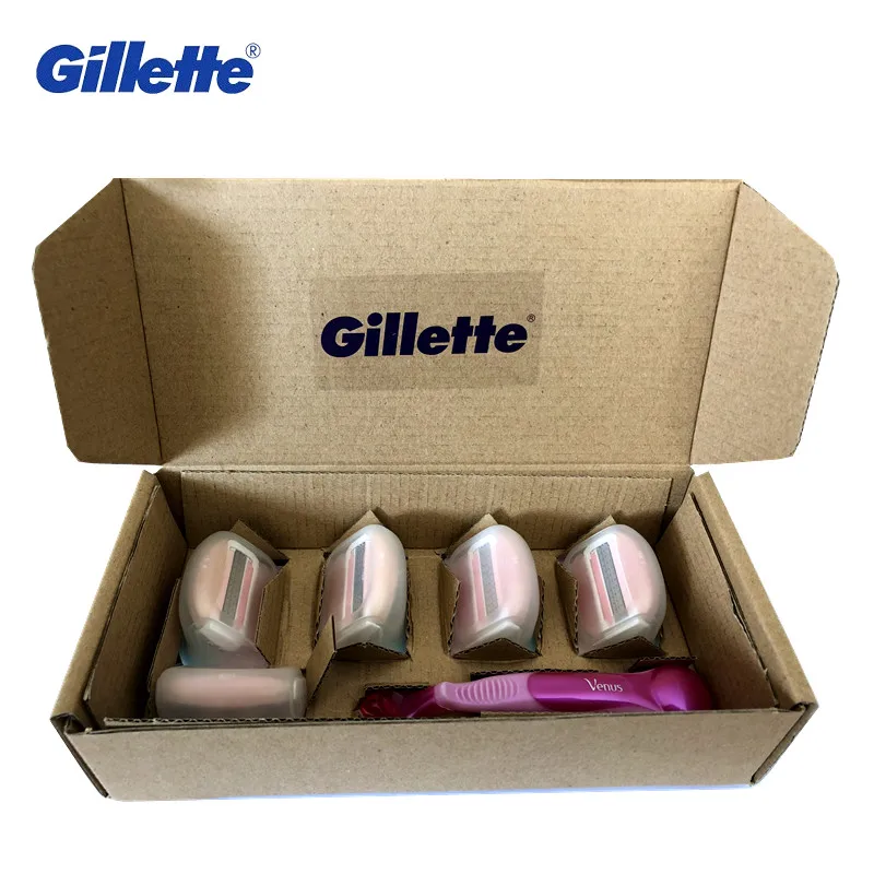 

Custom Packaging Gillette Venus 3 Layer Women Shaving Safety Razor Blades Shave Hair Removal Razor Head for Bikini Body