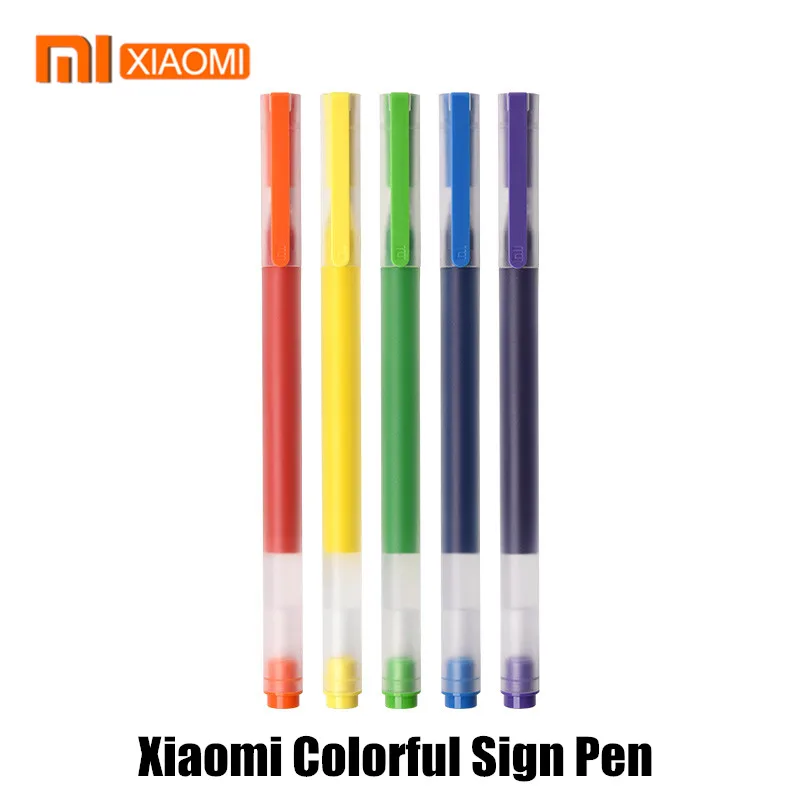 Новый Xiaomi Mijia суперпрочная дужка с красочные письма знак ручка 5 видов цветов Mi 0