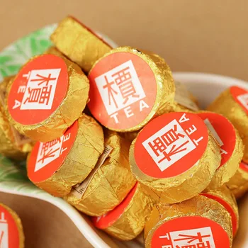 

Wholesale Yunnan Pu'er Tea 2003 Jia Word Gold Cake Mellow Ripe Tea Mini Small Jintuo Direct Supply