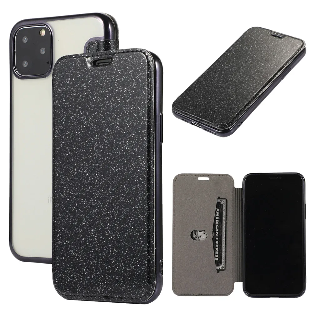 6 colors luxury Wallet Flip Book PU Leather Phone Case For iPhone X XS Max XR 11 Pro SE2020 Transparent Clear Back Cover | Мобильные