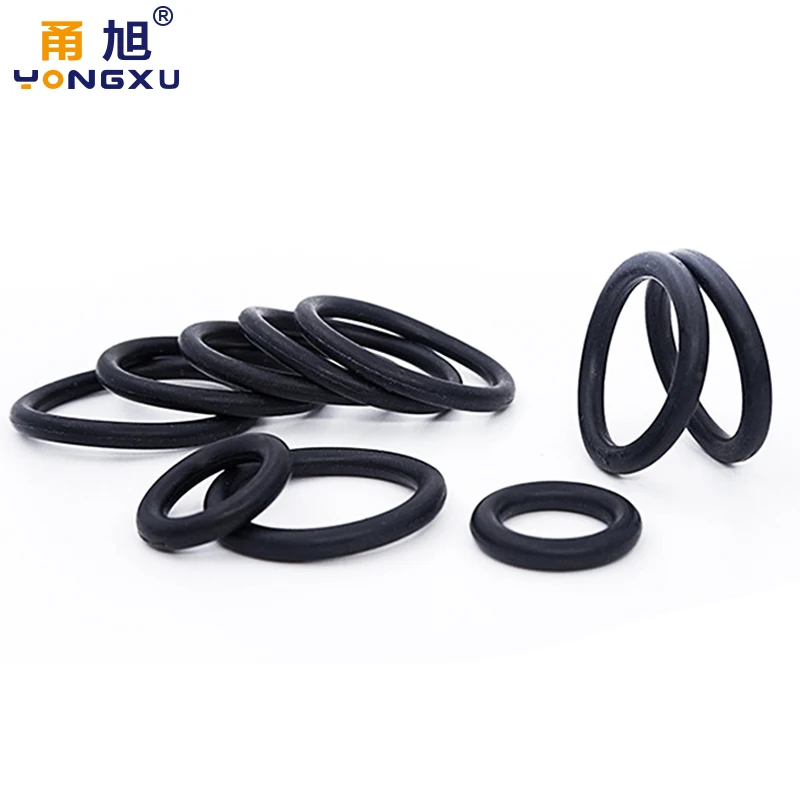 Rubber O Rings Keycap O Rings Silicone O Rings NBR O Ring Seal Gasket Thickness CS5mm OD18-250mm Wear Resistant Automobile Petrol Nitrile Rubber Waterproof
