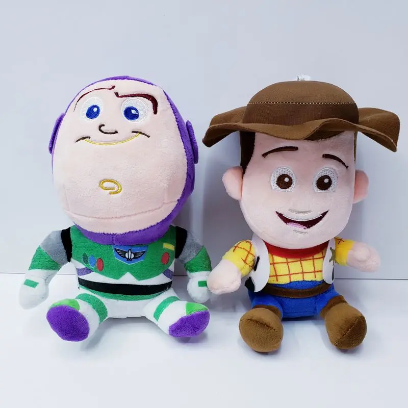 20 см История игрушек мультфильма 4 древесные и с рисунком Базза Лайтера одежда