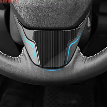 

BJMYCYY Stainless steel decorative patch for car steering wheel For HONDA CRV CR-V 2017 2018 Auto accessories