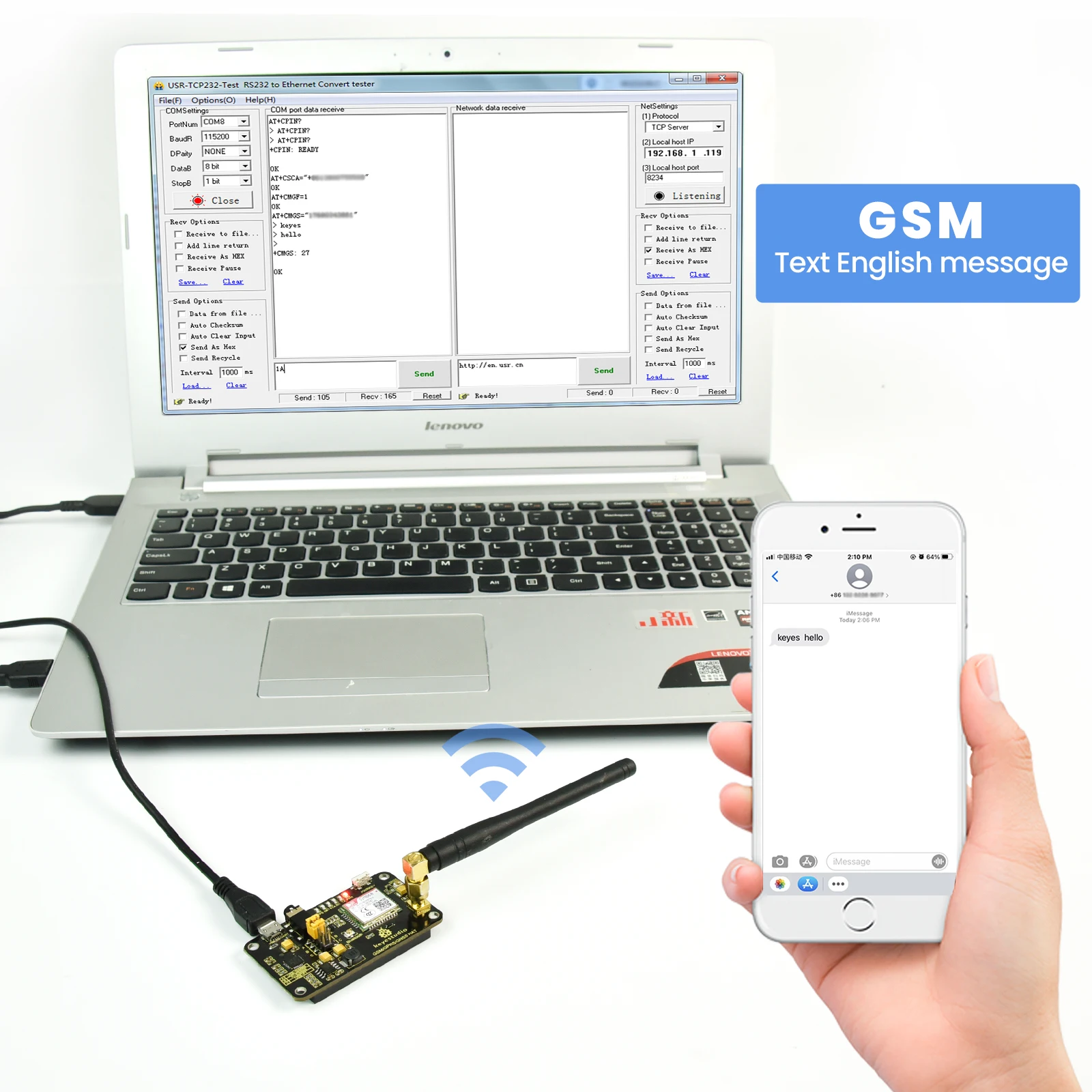 Keyestudio SIM868 GSM GPRS GNSS Bluetooth-compatible Module For Raspberry Pi With BT, GSM, GPRS And GNSS