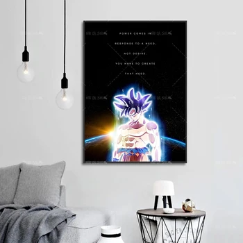

Home Decor Anime Posters Dragonball Son Goku Wall Art Prints Pictures Modular Bedroom Canvas Painting Corridor For Living Room